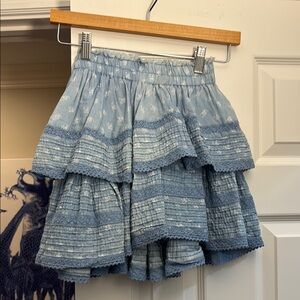 Aerie Blue Tiered Women's Skirt
